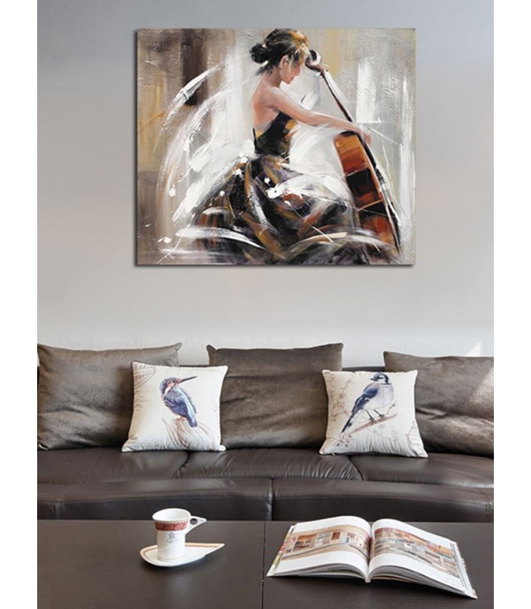 1 Pc Wall Decorative Picture Cellist Bedroom Living Decoration