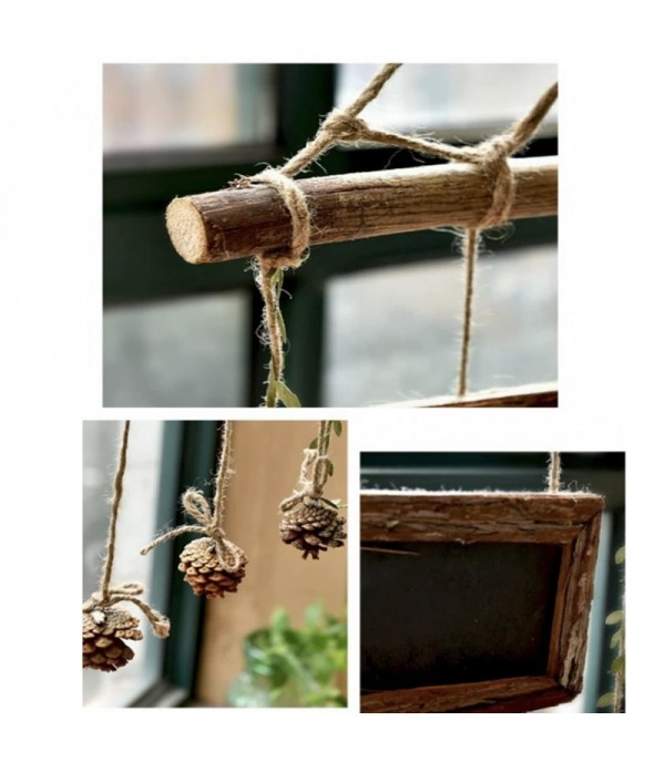 1Pc Wall Hanging Ornament Nordic Style Hemp Rope Handmade Craft