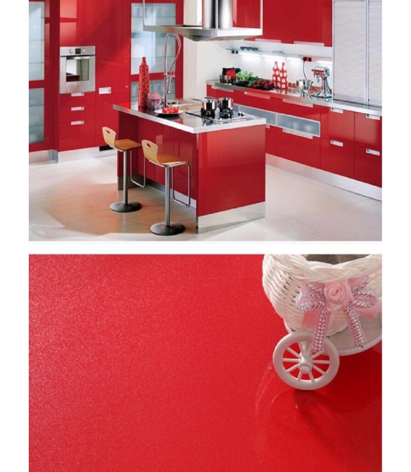 1Pc Wallpaper Self Adhesive Solid Colour Furniture Improvement Wall Sticker