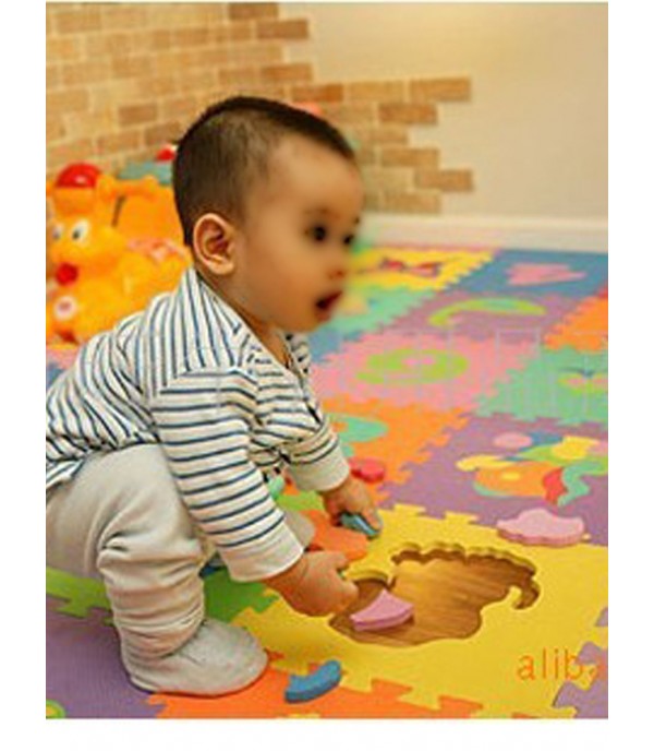 10 Pcs EVA Foam Pads Baby Crawling Playing Safety Foam Floor