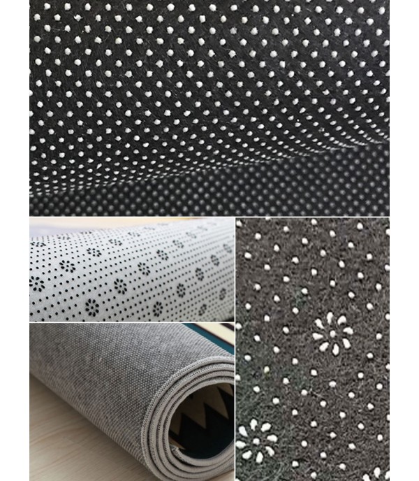Soft Floor Mat Modern Style Geometric Printed Living Room Bedroom Kitchen Carpet