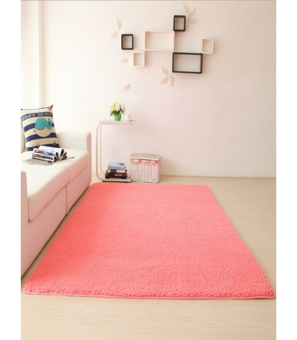 1Pc Mat Soft Simple Simple Modern Bedroom Solid Color Comfortable Anti-skidding Fashion Mat