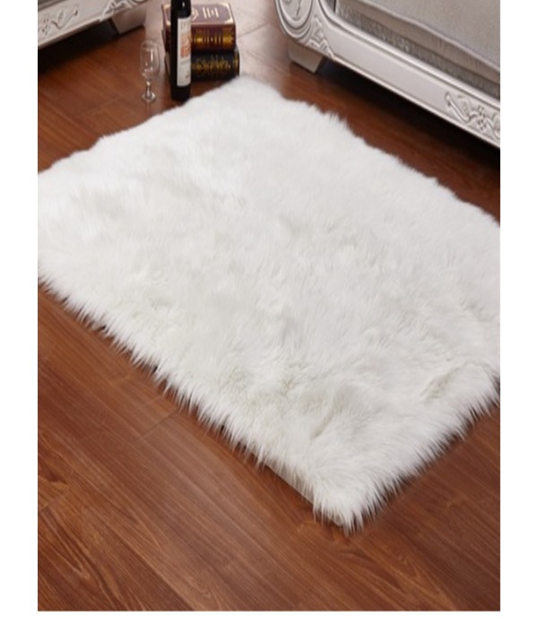 1Pc Carpet Soft Cushion Chair Cover Comfortable Solid Color Fluffy Mat