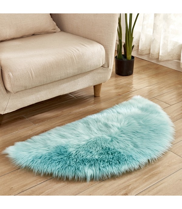 Living Room Floor Rug Semi-circular Simple European Soft Home Rug
