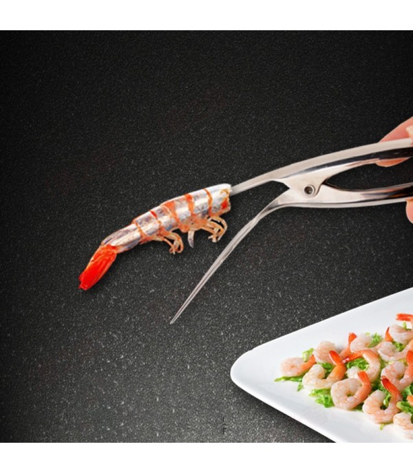 1Pc Stainless Steel Shrimp Prawn Peeler Device Tool Practical Kitchen Tool