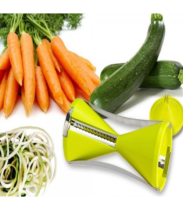 Vegetable Shred Device Funnel Shape Spiral Slicer 4 In 1 Kitchen Grater Chopping Machine