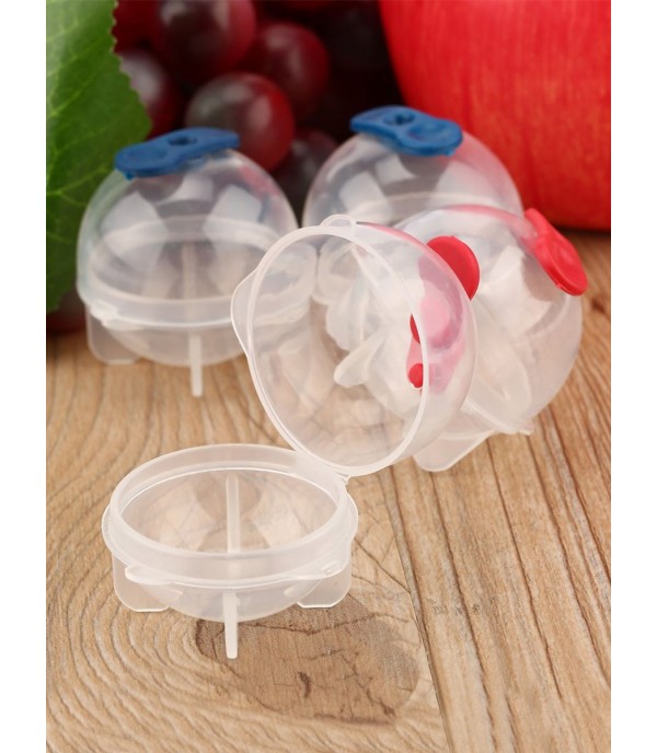 4Pcs Home Ice Ball Makers Set Transparent Simple Ice Making Molds