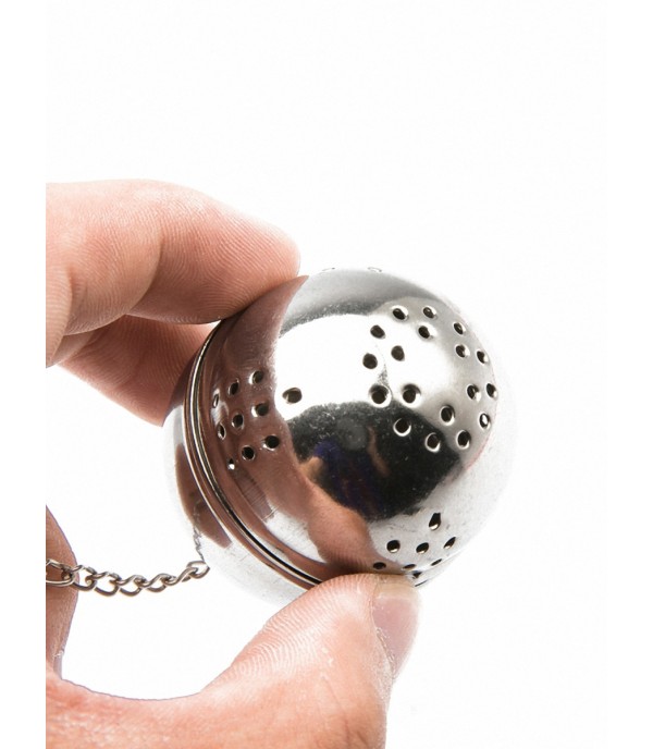 Filter Ball Tea Leaf Herbal Locking Infuser Strainer Teaspoon Filter