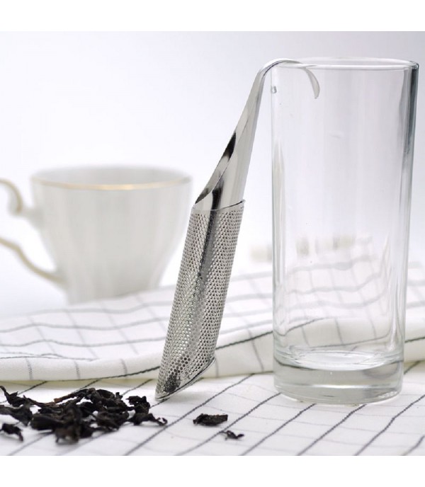 Stainless Steel Tea Infuser Creative Pipe Design Metal Tea Strainer for Mug Fancy Filter