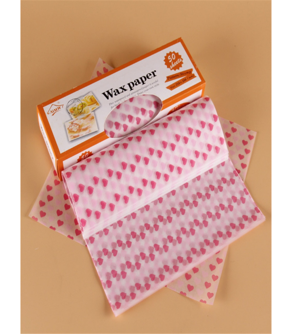 1Pc Candy Wrapping Paper Flowers Pattern Oil Proofed Packing Paper