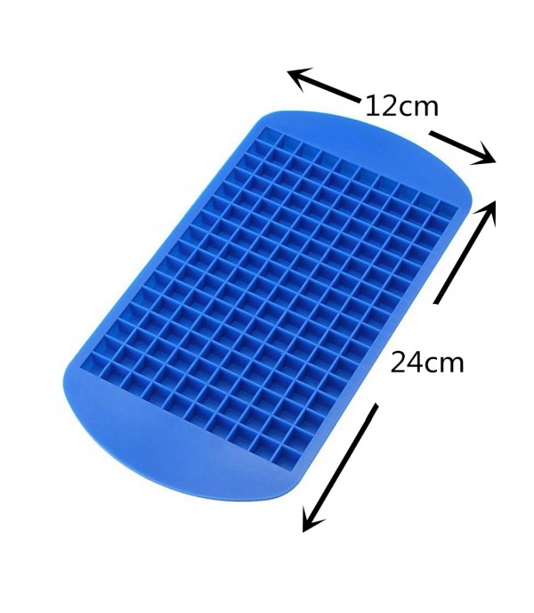 1Pc Ice Cube Tray 160-Cavity Mini Square Shape Silicone Mold DIY Ice Cube Making Tool